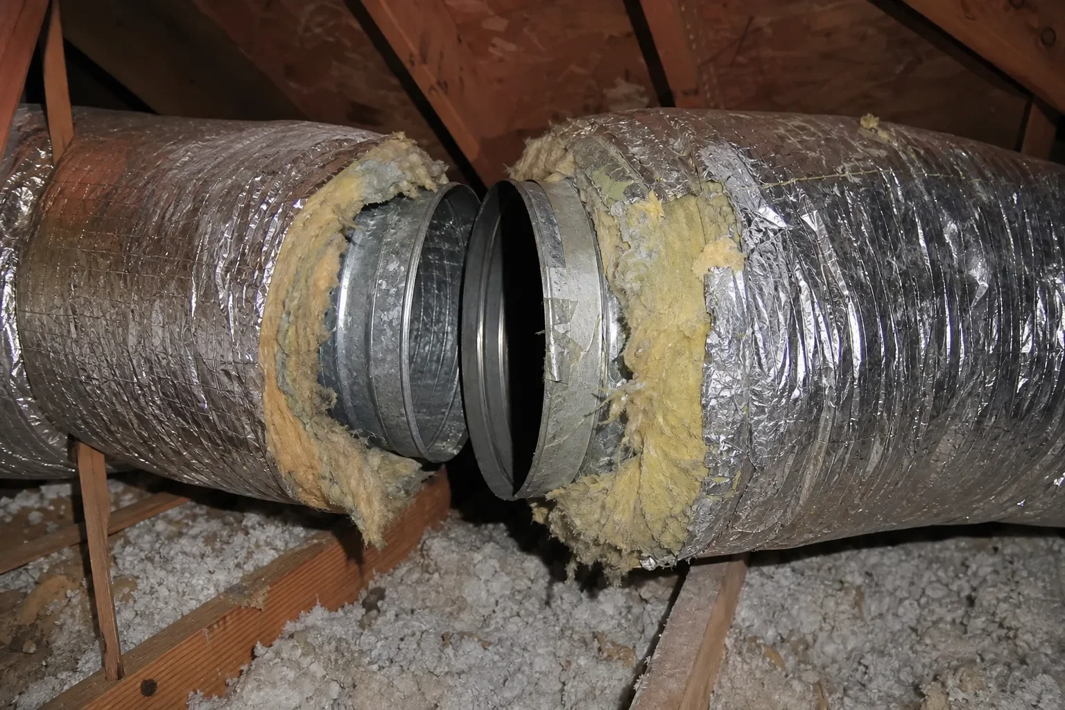 Attic AC Duct