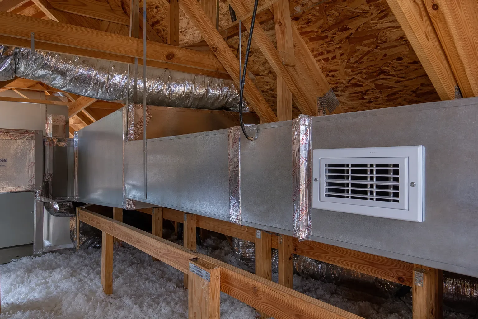 Ductwork inspection related to uneven cooling and AC installation in Pace