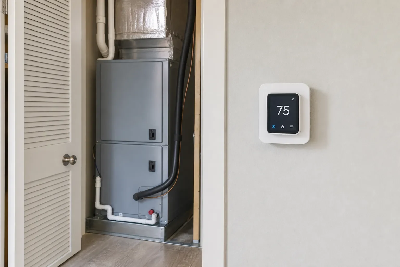 Final testing stage of AC installation in Pensacola