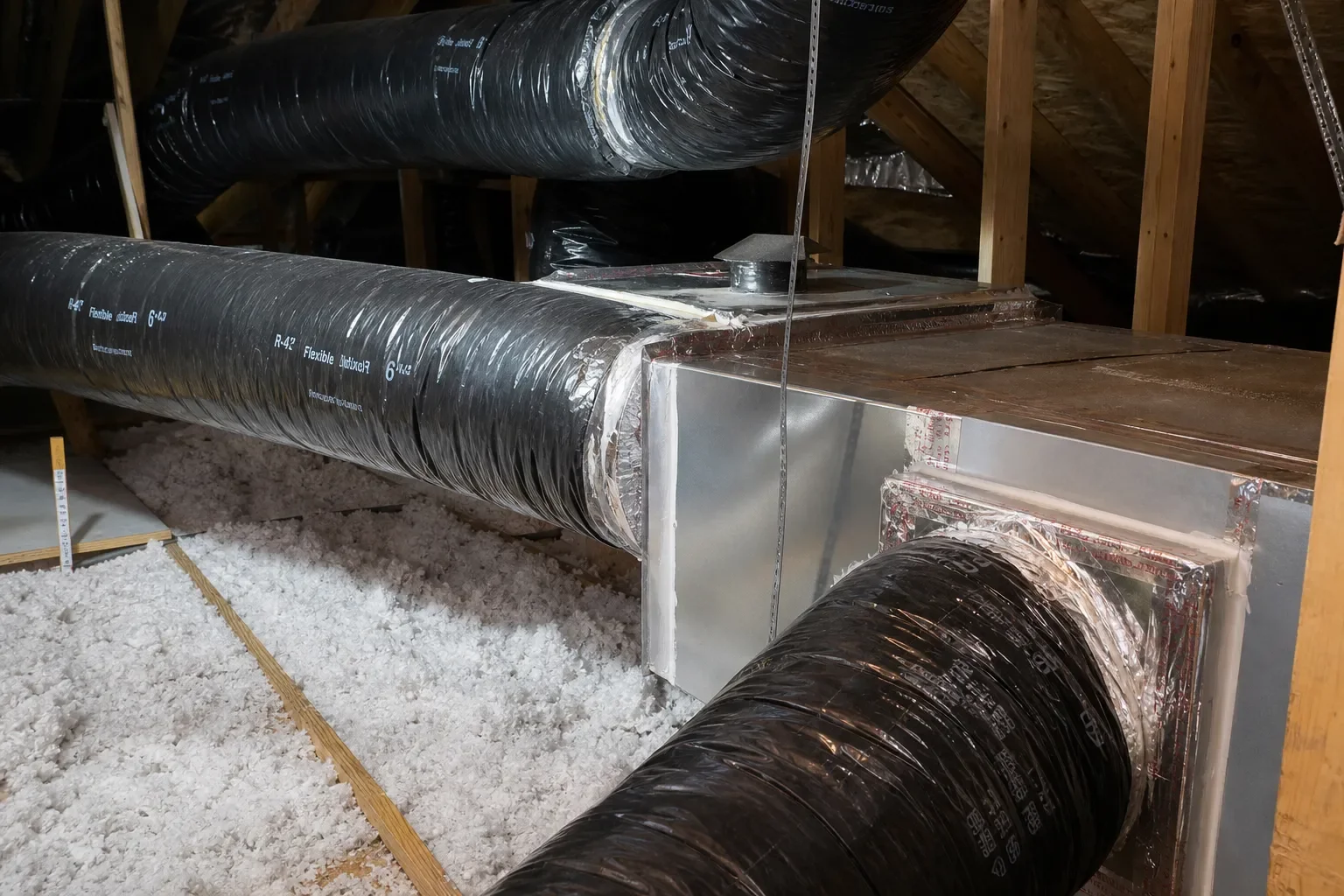 HVAC ductwork inspection for a home addition in Navarre