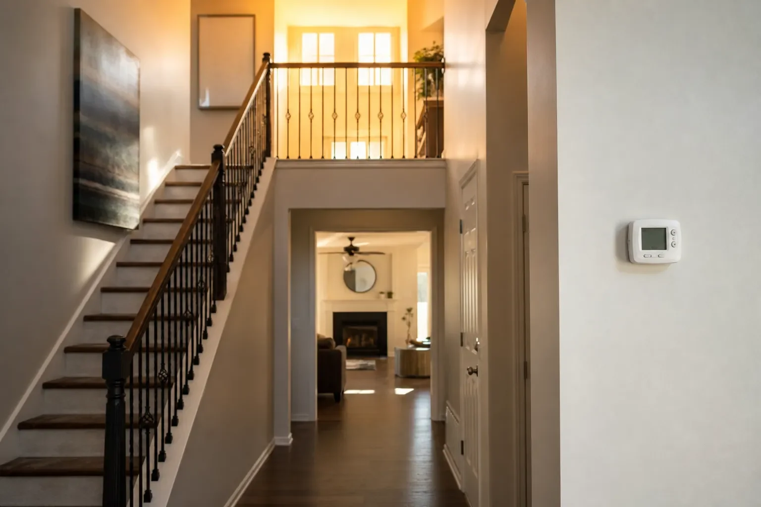 Home interior staircase