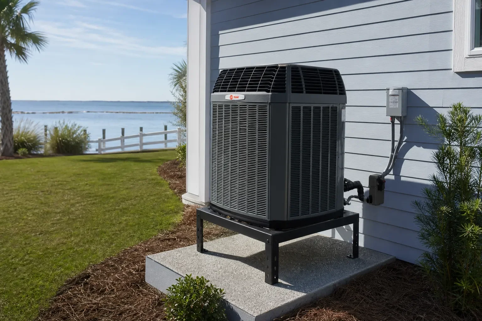 New HVAC system installation at a property in Gulf Breeze